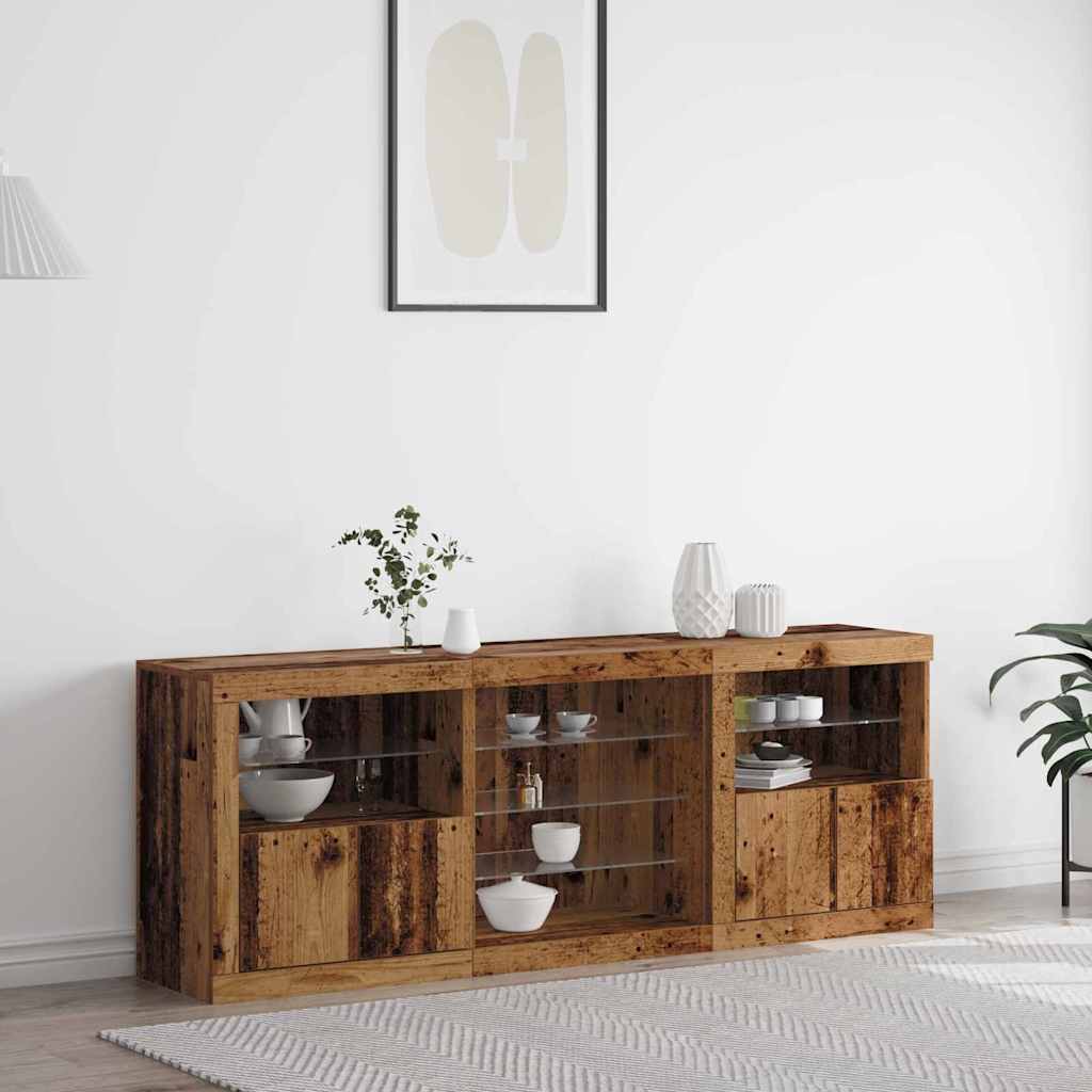Credenza Legno vecchio 181.5 x 37 x 67 cm Legno multistrato