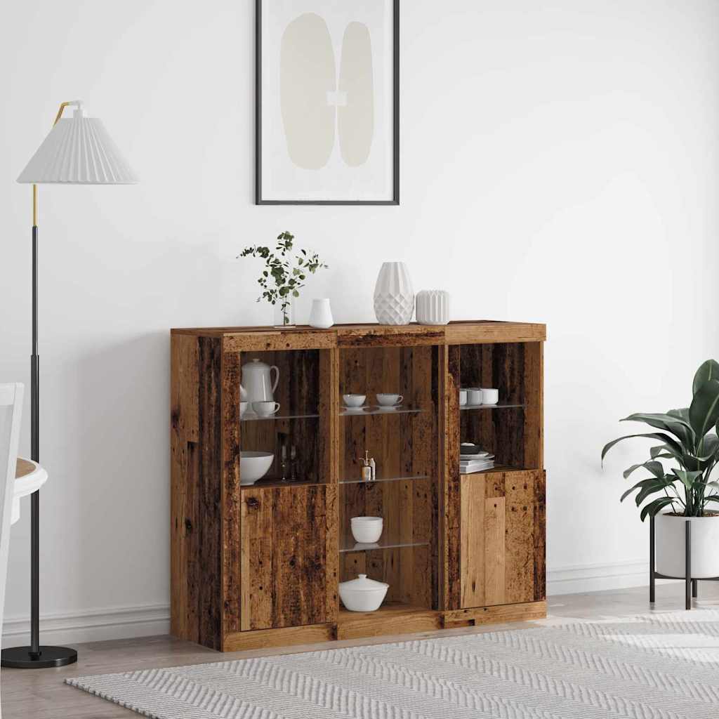 Credenza Legno vecchio 123 x 37 x 100 cm Legno multistrato - homemem39