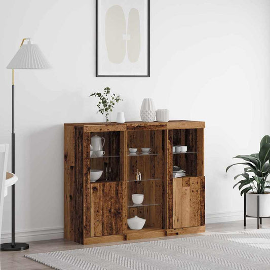 Credenza Legno vecchio 123 x 37 x 100 cm Legno multistrato - homemem39