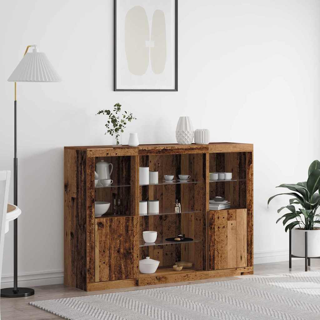 Credenza Legno vecchio 142.5 x 37 x 100 cm Legno multistrato - homemem39