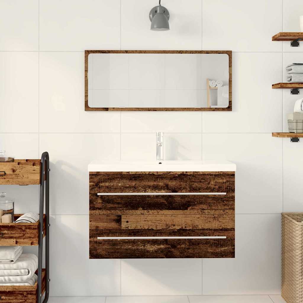 Armadio per Lavabo da Bagno Legno vecchio 80 x 38,5 x 48 cm | homemem39
