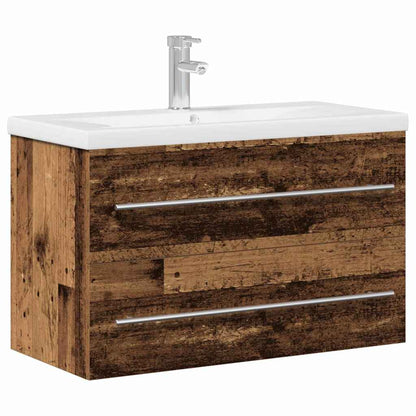 Armadio per Lavabo da Bagno Legno vecchio 80 x 38,5 x 48 cm | homemem39