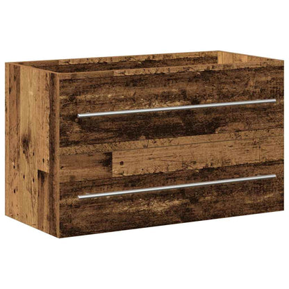 Armadio per Lavabo da Bagno Legno vecchio 80 x 38,5 x 48 cm | homemem39