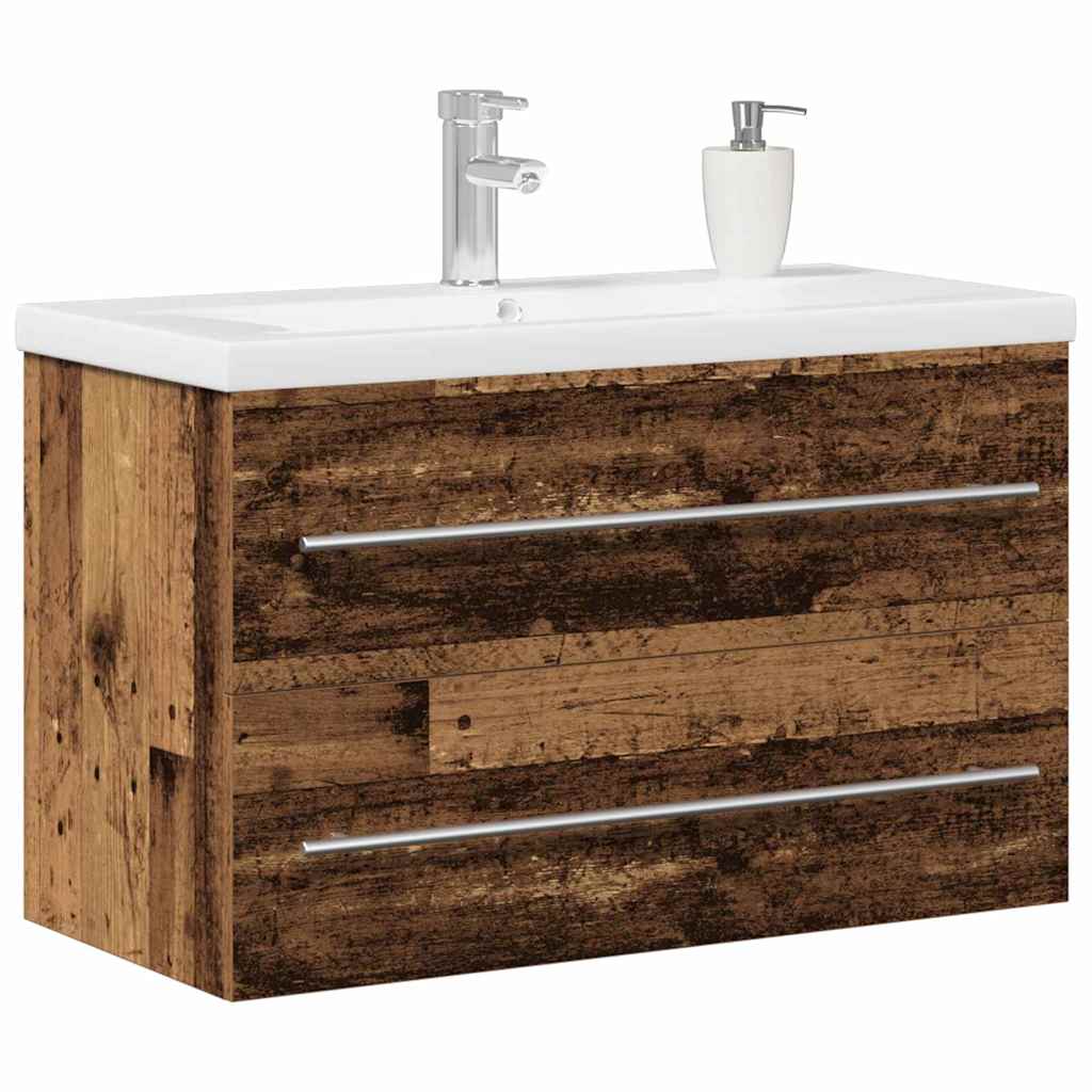 Armadio per Lavabo da Bagno Legno vecchio 80 x 38,5 x 48 cm | homemem39