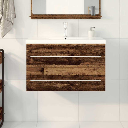 Armadio per Lavabo da Bagno 2 pcs 80 x 38,5 x 48 cm | homemem39