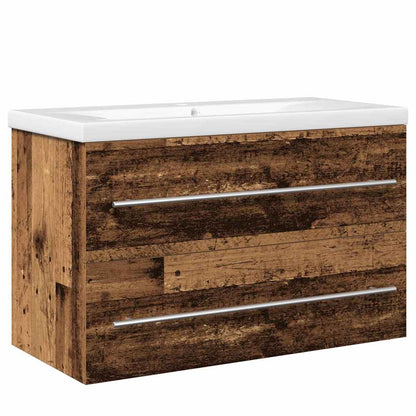 Armadio per Lavabo da Bagno 2 pcs 80 x 38,5 x 48 cm | homemem39