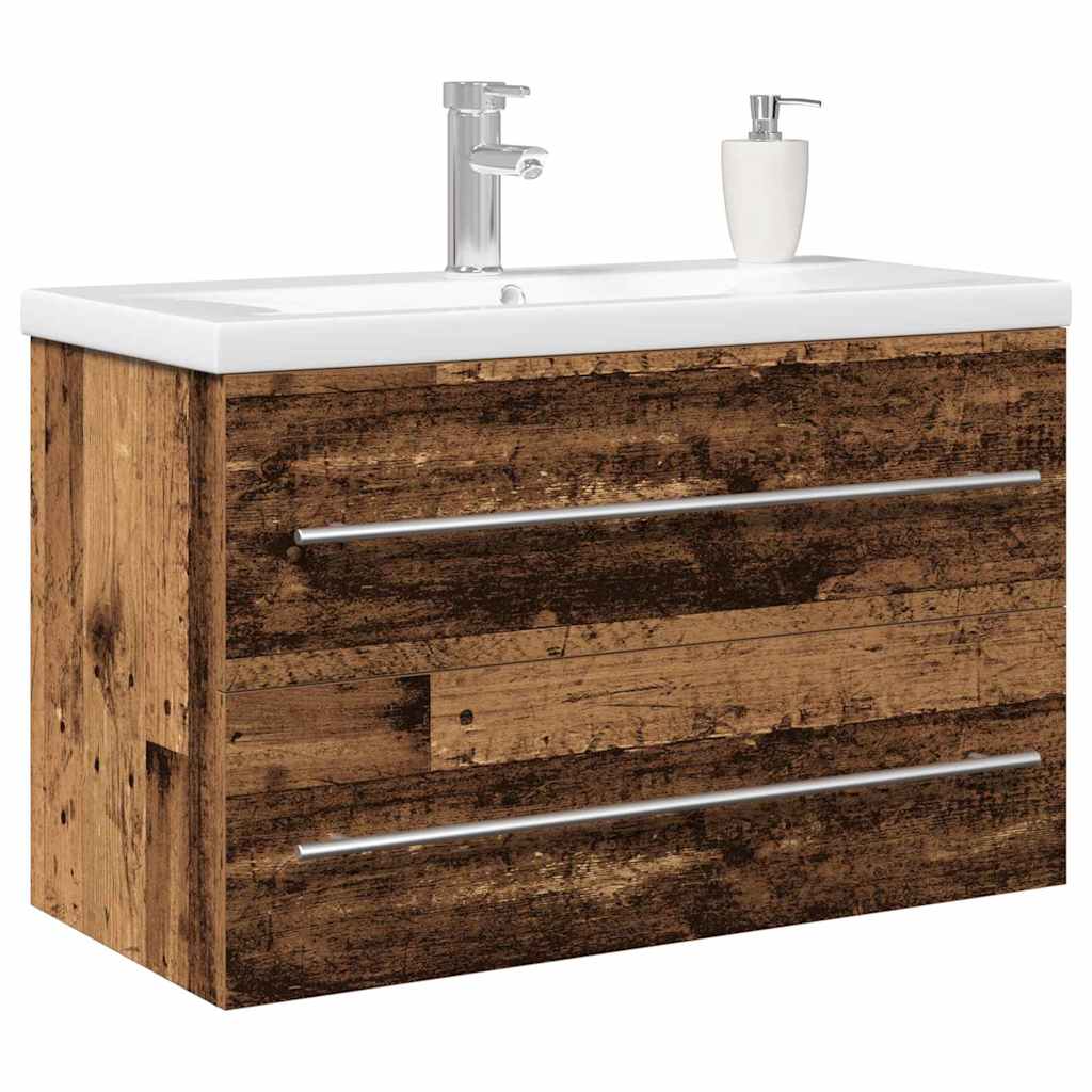 Armadio per Lavabo da Bagno 2 pcs 80 x 38,5 x 48 cm | homemem39