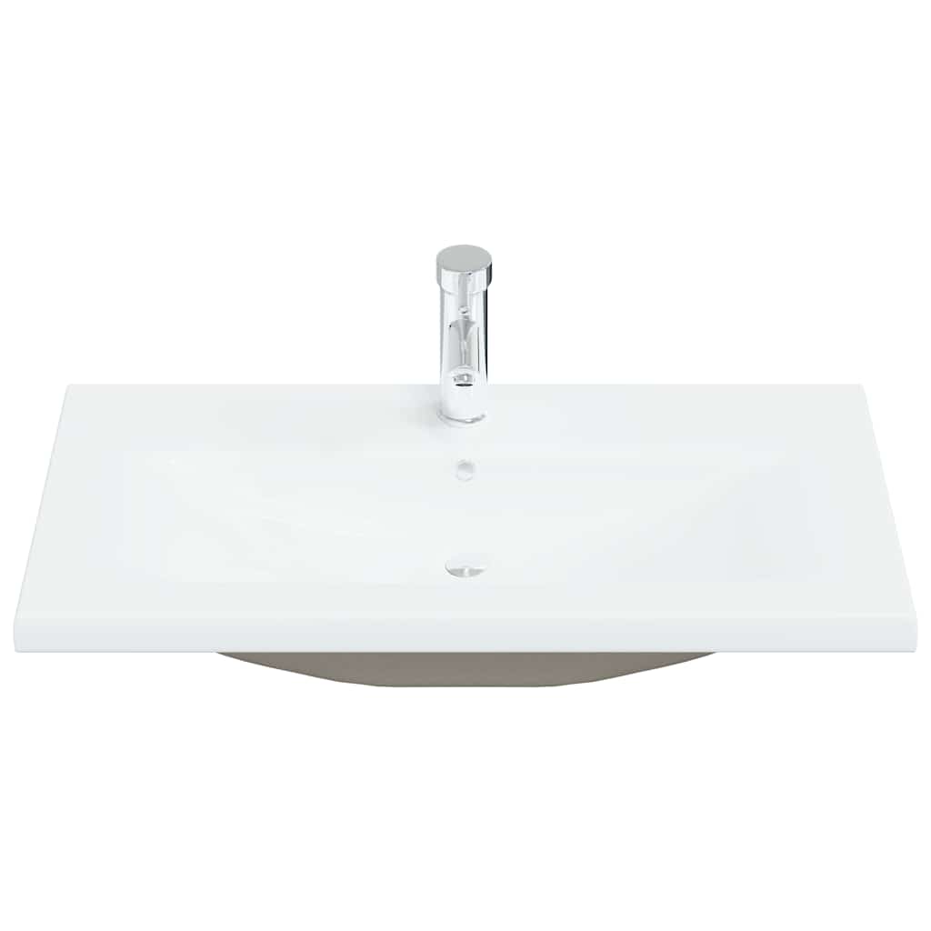 Armadio per Lavabo da Bagno Rovere Nero 80 x 39 x 62 cm | homemem39