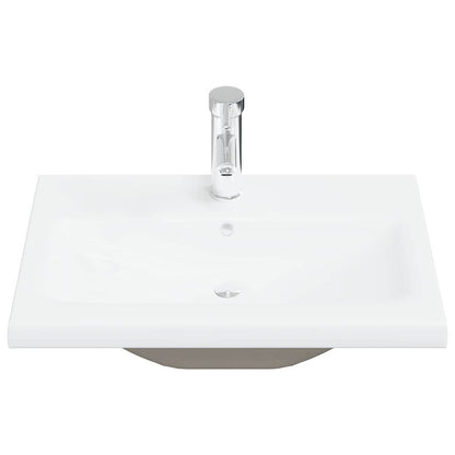 Armadio per Lavabo da Bagno Rovere Nero 60 x 39 x 62 cm | homemem39