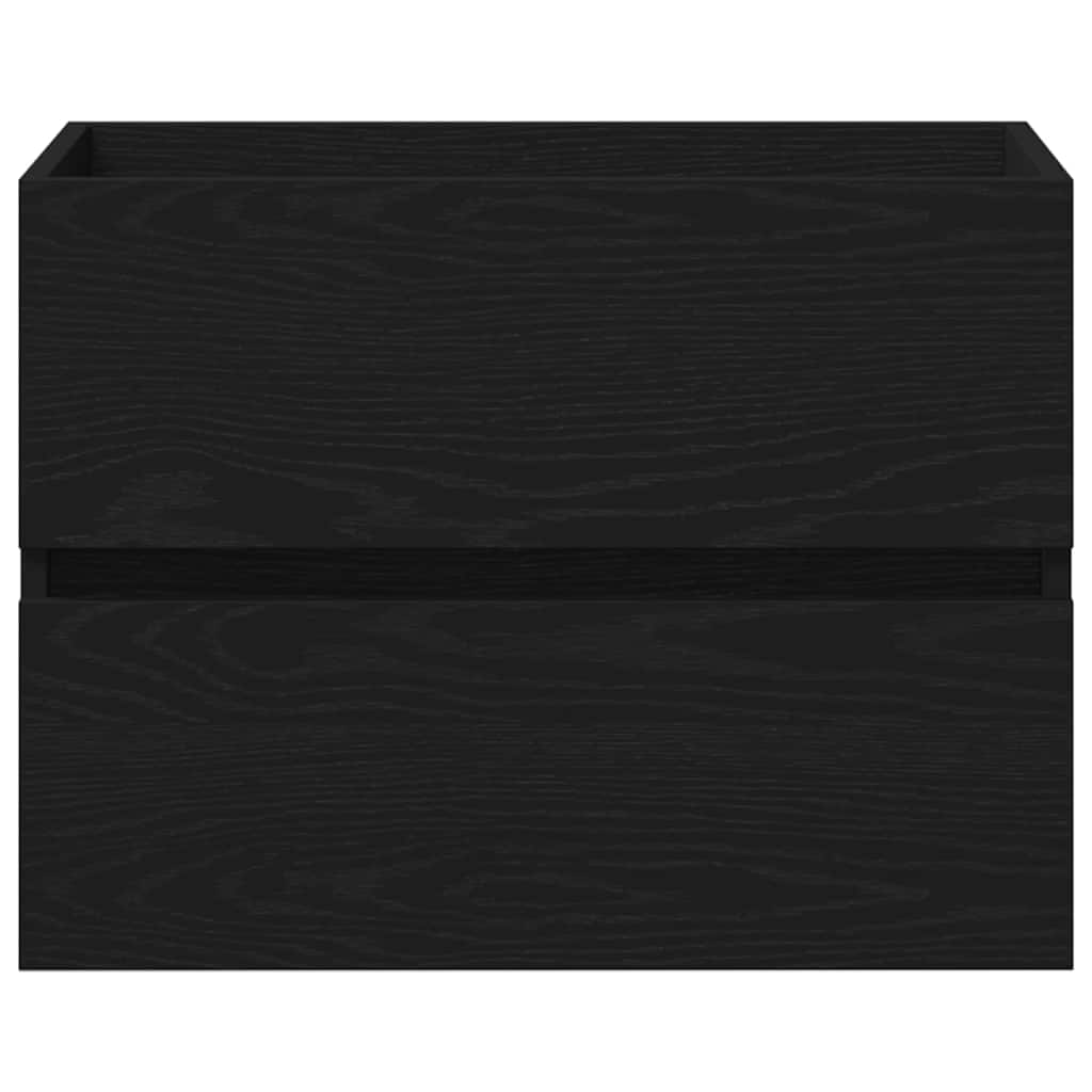 Armadio per Lavabo da Bagno Rovere Nero 60 x 39 x 62 cm | homemem39