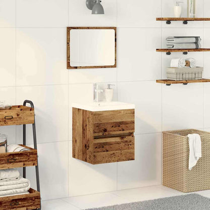 Armadio per Lavabo da Bagno Rovere Nero 41 x 39 x 62 cm | homemem39