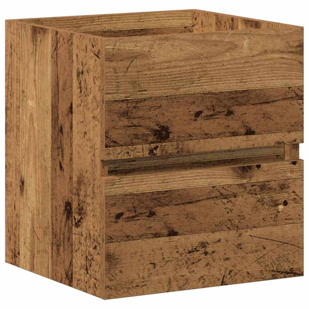 Armadio per Lavabo da Bagno Rovere Nero 41 x 39 x 62 cm | homemem39