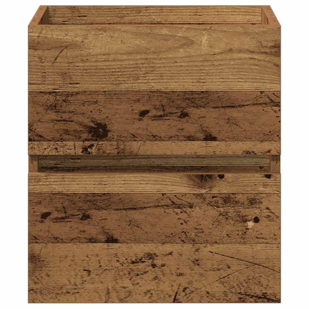 Armadio per Lavabo da Bagno Rovere Nero 80 x 39 x 62 cm | homemem39