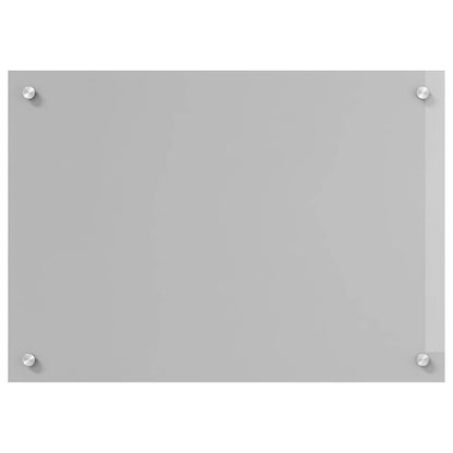 Schienale da cucina Grigio chiaro 70 x 50 cm vetro temperato | homemem39
