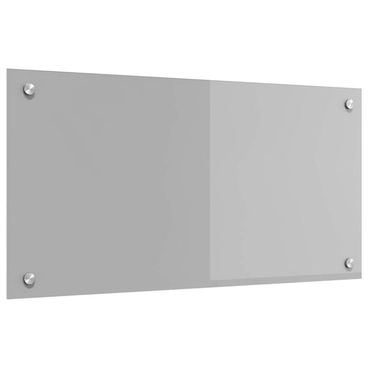 Schienale da cucina Grigio chiaro 80 x 40 cm vetro temperato | homemem39