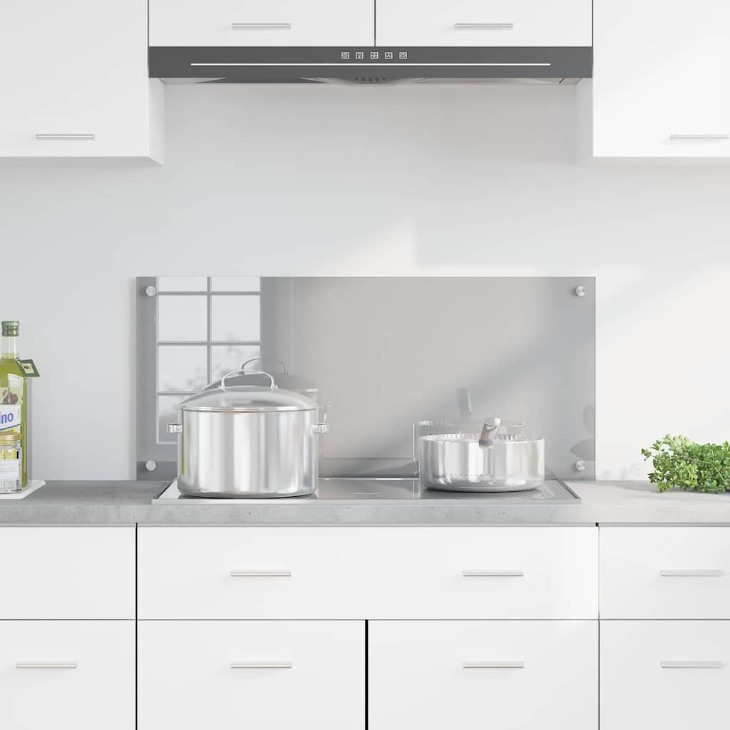 Rivestimento da Cucina Grigio chiaro 90 x 40 x 0.6 cm