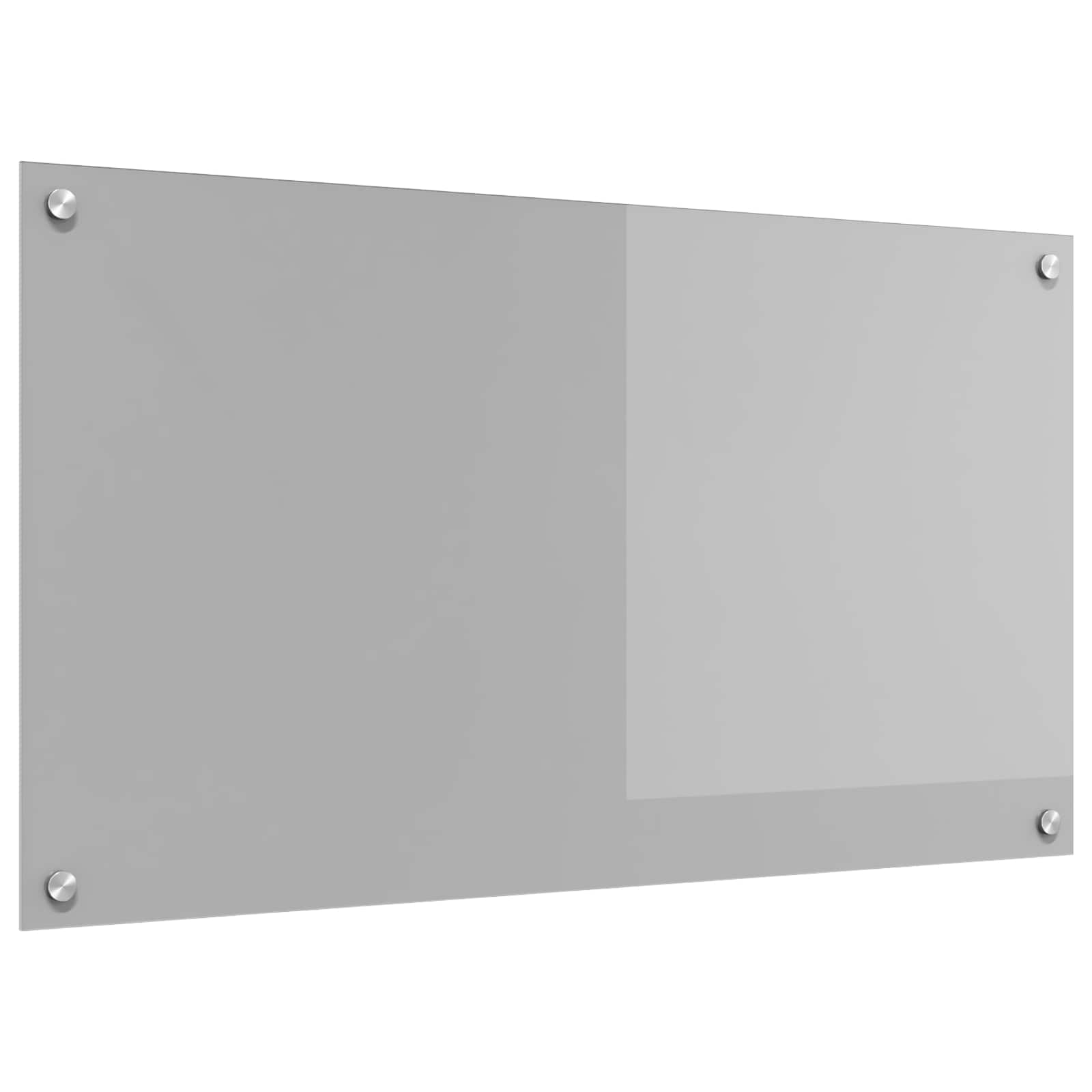 Schienale da cucina Grigio chiaro 90 x 50 cm vetro temperato | homemem39