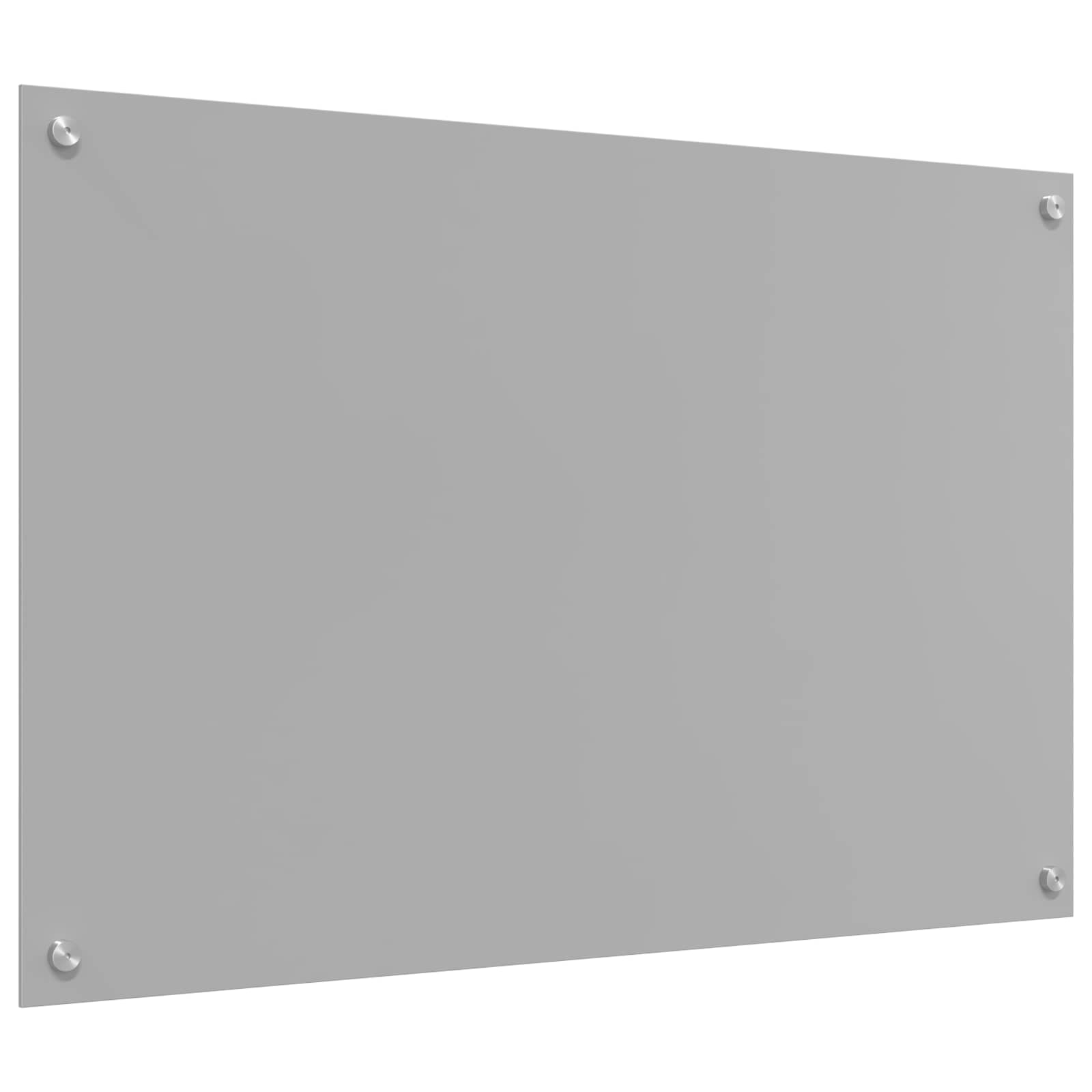Schienale da cucina Grigio chiaro 90 x 60 cm vetro temperato | homemem39