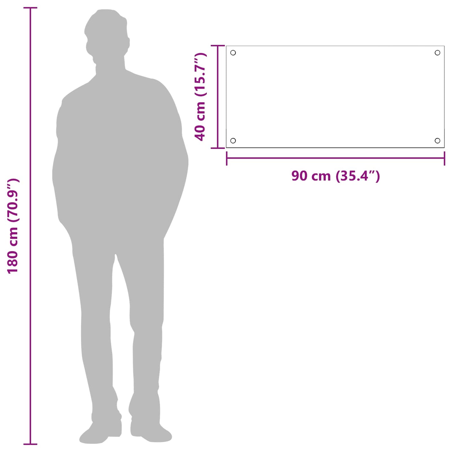 Rivestimento da Cucina Grigio scuro 90 x 40 x 0,6 cm