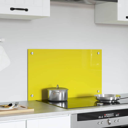 Rivestimento da Cucina Giallo 70 x 40 x 0.6 cm vetro temperato