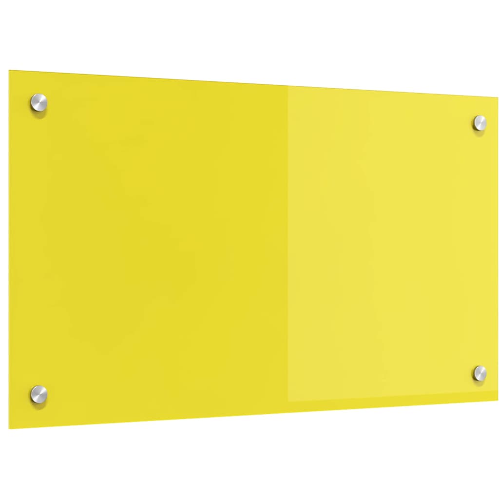 Rivestimento da Cucina Giallo 70 x 40 x 0.6 cm vetro temperato