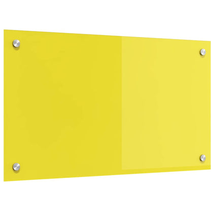 Rivestimento da Cucina Giallo 70 x 40 x 0.6 cm vetro temperato