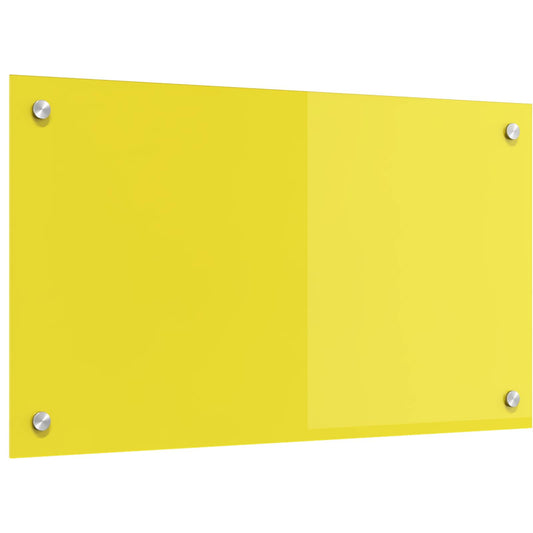 Rivestimento da Cucina Giallo 70 x 40 x 0,6 cm vetro temperato