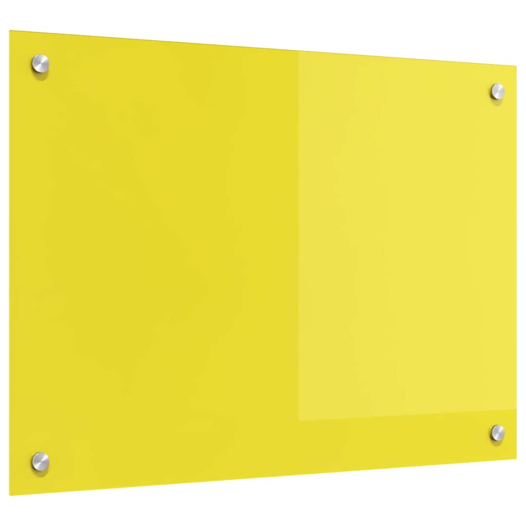 Rivestimento da Cucina Giallo 70 x 50 x 0.6 cm vetro temperato