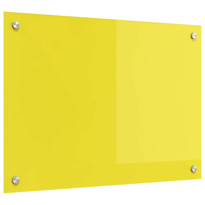 Rivestimento da Cucina Giallo 70 x 50 x 0.6 cm vetro temperato