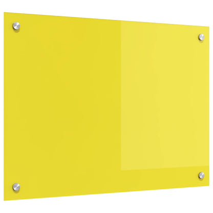 Rivestimento da Cucina Giallo 70 x 50 x 0,6 cm vetro temperato