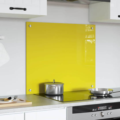 Rivestimento da Cucina Giallo 70 x 60 x 0.6 cm vetro temperato