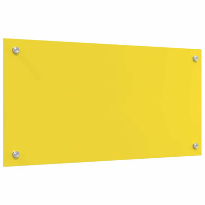 Rivestimento da Cucina Giallo 80 x 40 x 0.6 cm vetro temperato