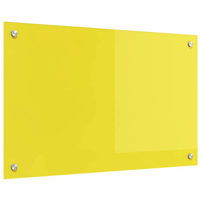 Rivestimento da Cucina Giallo 80 x 50 x 0.6 cm vetro temperato