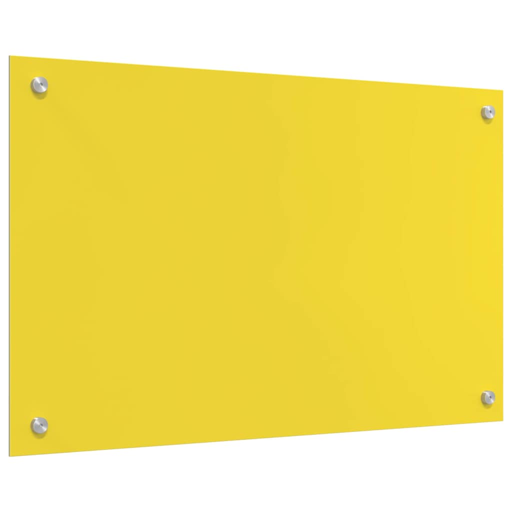 Rivestimento da Cucina Giallo 80 x 50 x 0.6 cm vetro temperato