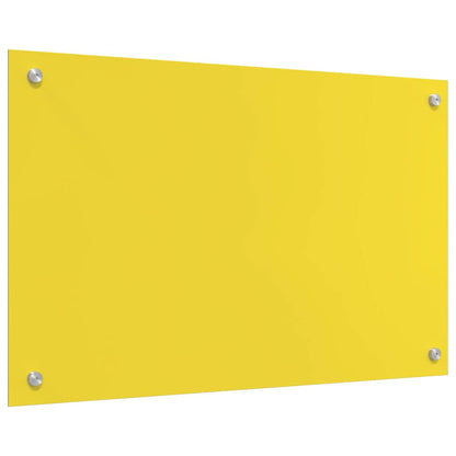 Rivestimento da Cucina Giallo 80 x 50 x 0.6 cm vetro temperato