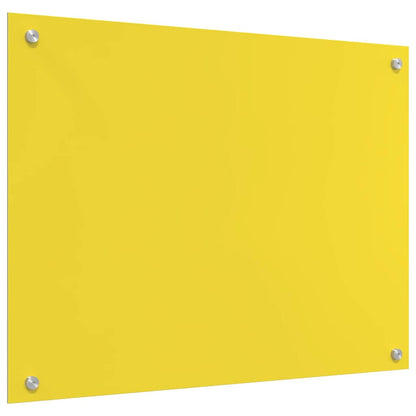 Rivestimento da Cucina Giallo 80 x 60 x 0.6 cm vetro temperato