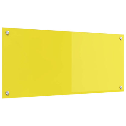 Rivestimento da Cucina Giallo 90 x 40 x 0,6 cm vetro temperato