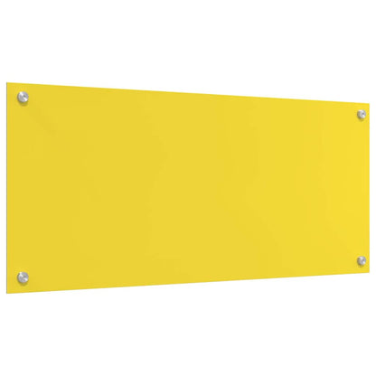 Rivestimento da Cucina Giallo 90 x 40 x 0.6 cm vetro temperato