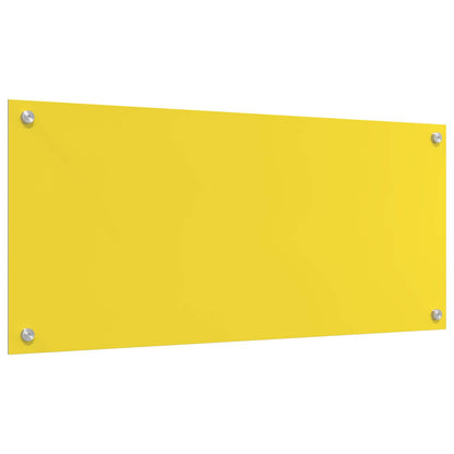 Rivestimento da Cucina Giallo 90 x 40 x 0,6 cm vetro temperato