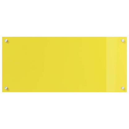 Rivestimento da Cucina Giallo 90 x 40 x 0,6 cm vetro temperato