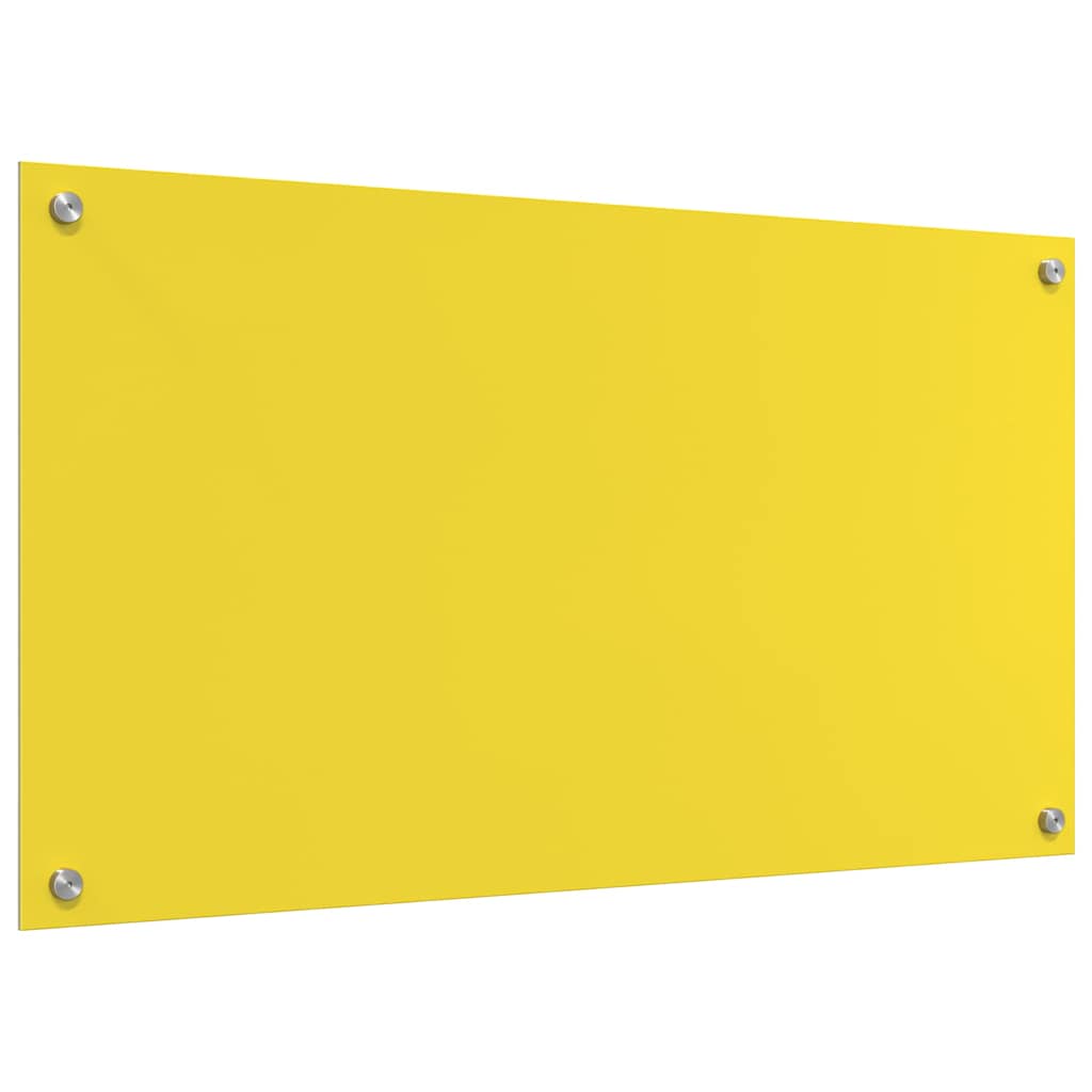 Rivestimento da Cucina Giallo 90 x 50 x 0.6 cm vetro temperato