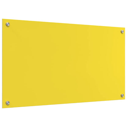 Rivestimento da Cucina Giallo 90 x 50 x 0.6 cm vetro temperato