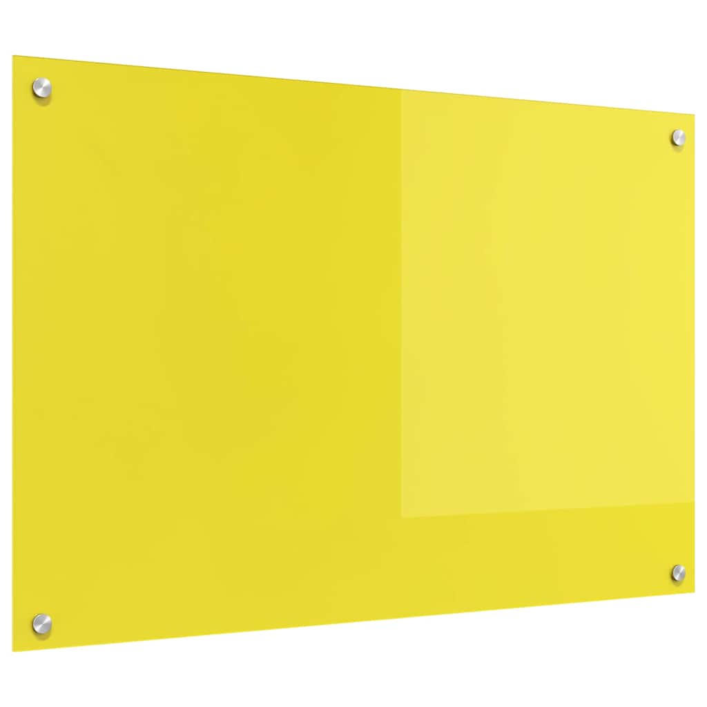 Rivestimento da Cucina Giallo 90 x 60 x 0.6 cm vetro temperato