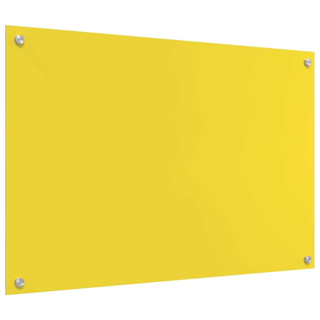 Rivestimento da Cucina Giallo 90 x 60 x 0.6 cm vetro temperato