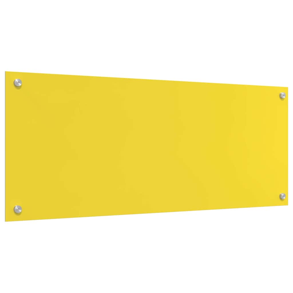 Rivestimento da Cucina Giallo 100 x 40 x 0.6 cm vetro temperato