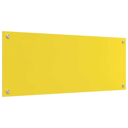 Rivestimento da Cucina Giallo 100 x 40 x 0.6 cm vetro temperato