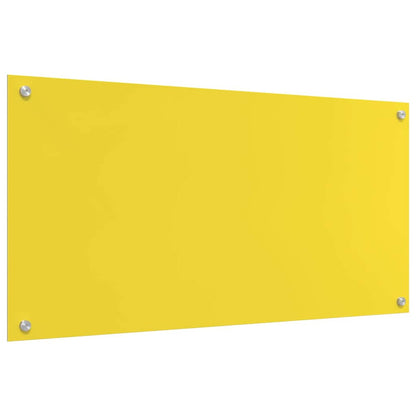 Rivestimento da Cucina Giallo 100 x 50 x 0.6 cm vetro temperato