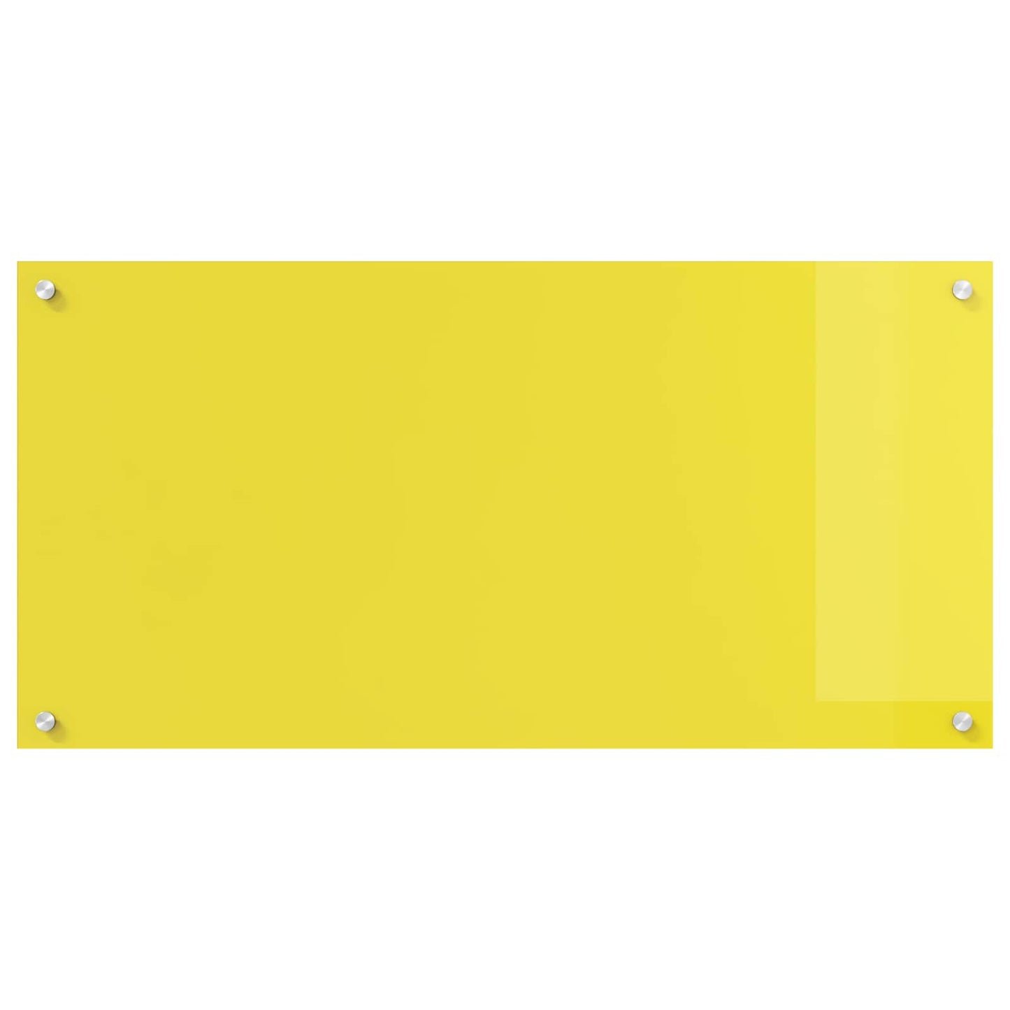 Rivestimento da Cucina Giallo 100 x 50 x 0,6 cm vetro temperato