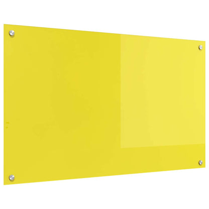 Rivestimento da Cucina Giallo 100 x 60 x 0.6 cm vetro temperato