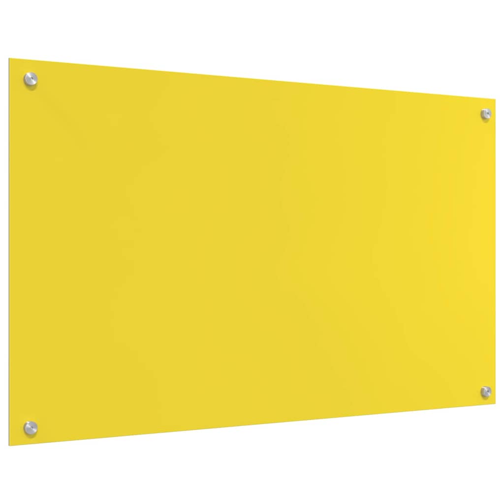 Rivestimento da Cucina Giallo 100 x 60 x 0.6 cm vetro temperato
